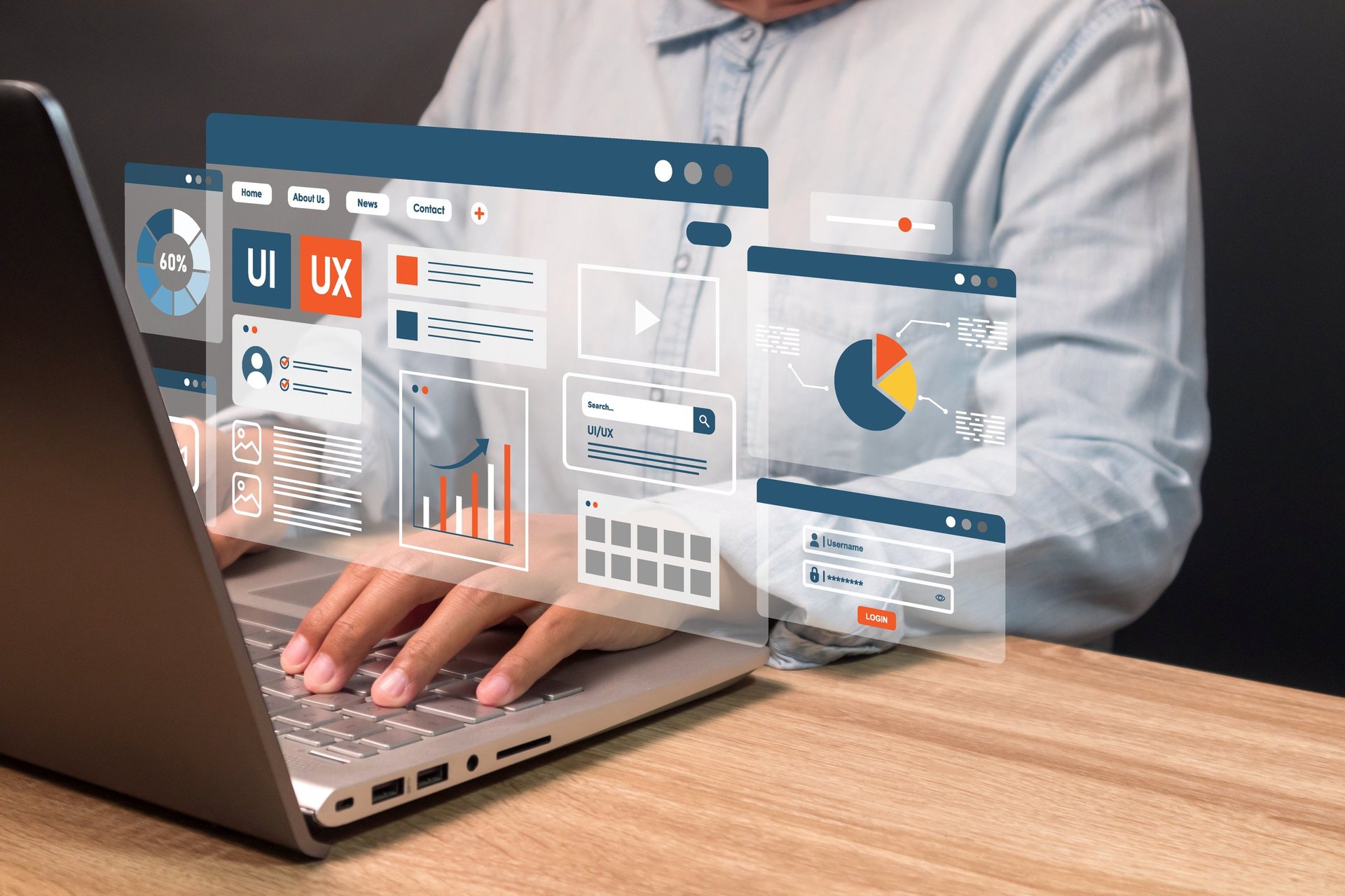 Web development workspace